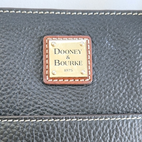 EUC Dooney & Bourke Lexington Small Tote Pebbled Leather Black - Picture 5 of 10